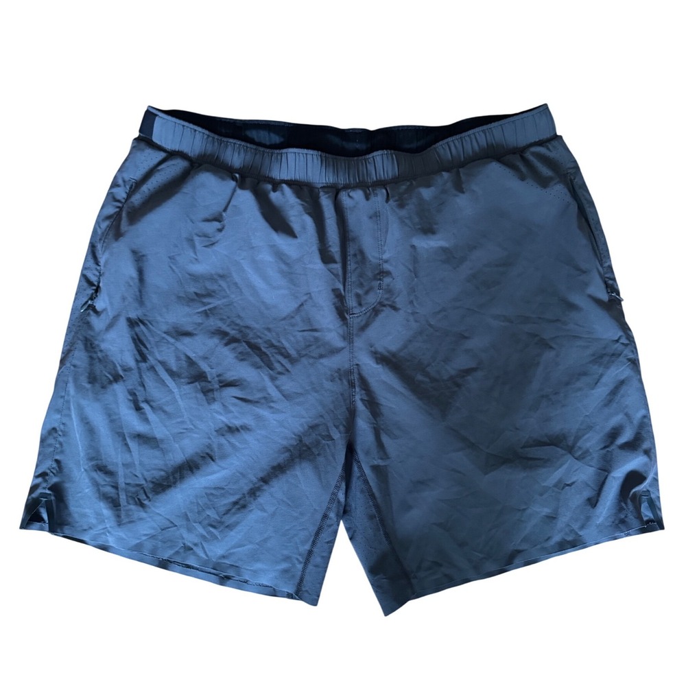 Rhone Training Shorts Mens XL Gray Lined Athletic Gym Run